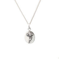Echinacea Moissanite Necklace 