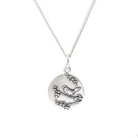 Bird on Branch Necklace