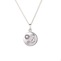 Sun + Moon + Stars Necklace