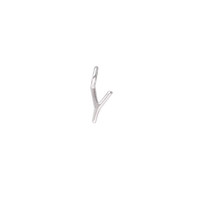 Y Silver Letter Charm