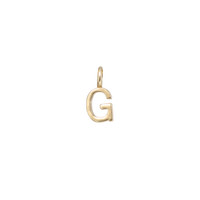 G Bronze Letter Charm