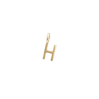 H Bronze Letter Charm