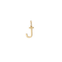 J Bronze Letter Charm