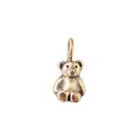 Teddy Bear bronze charm