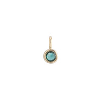 Emerald bronze charm
