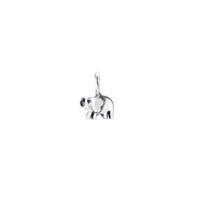 Elephant sculpted charm