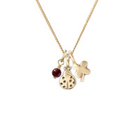 Ladybug sculpted charm