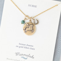 Horse bronze