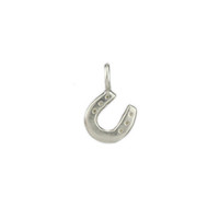 Horseshoe sculpted charm