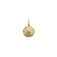 Sand Dollar Seashell sculpted charm