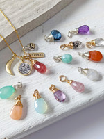 Build Your Own Charm Necklace - stamped letters
