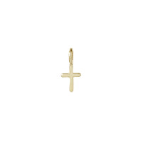 Cross sculpted charm