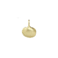 Cockle bronze charm