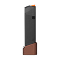 GLOCK 17 17-round magazine with +5/6 base pad and 10% stronger spring for increased reliability and performance.