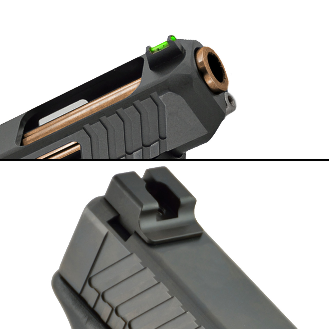 are the gen5 glock night sights metal