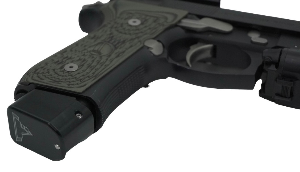 Blem-Ventory TTI +4 Base Pad for Beretta M9/92FS Mec-Gar 9mm Full Size ...