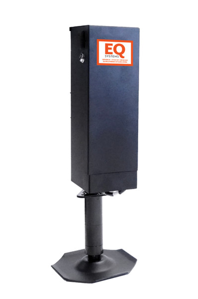 EQ Systems Hydraulic Trailer Tongue Jack | 6,000 lb Capacity | Push-Button Power for Race Trailers