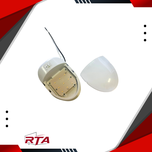 ●	RVILL33 LED interior trailer light
●	12V LED dome light for enclosed trailer
●	Race trailer interior LED light
●	Surface mount LED trailer light
●	Interior trailer light with on/off switch