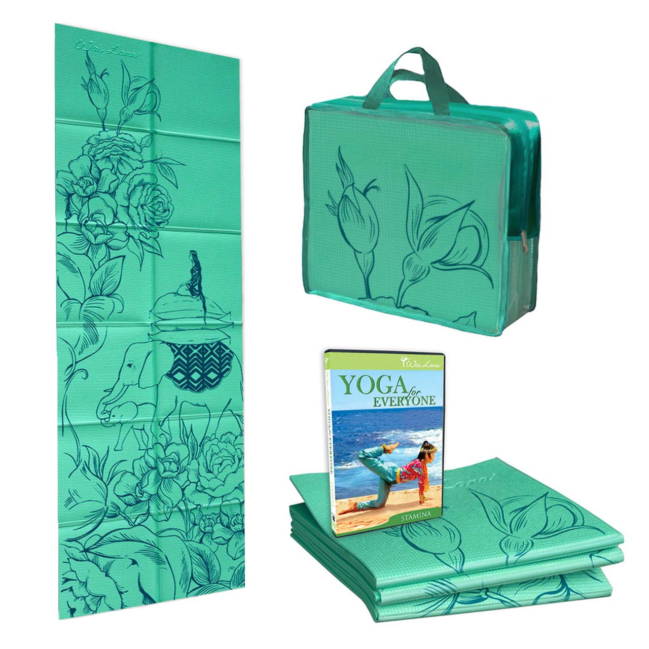 Folding Yoga Mat Kit - Wai Lana