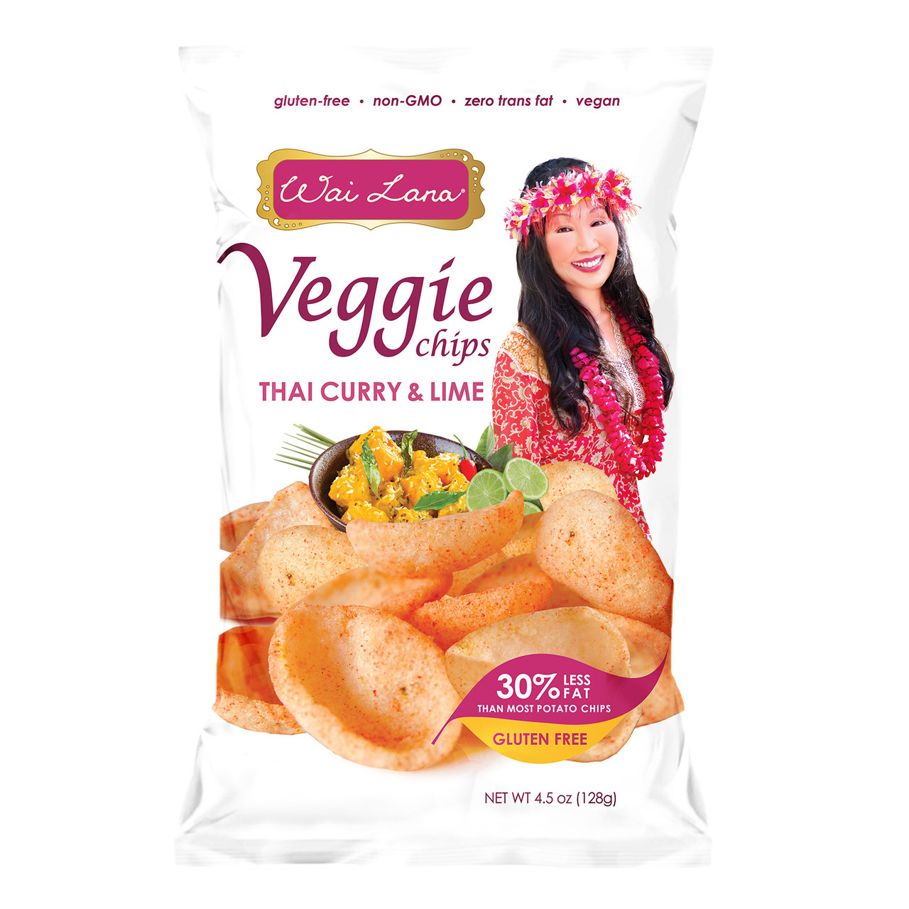 Wai Lana Veggie Chips (Thai Curry Flavor)