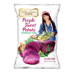 Purple Sweet Potato Chips: Rosemary Herb (3.5 oz) Purple Sweet Potato Chips: Rosemary Herb (3.5 oz)