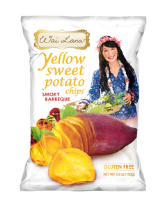Yellow Sweet Potato Chips: Smoky Barbeque (3.5 oz) Yellow Sweet Potato Chips: Smoky Barbeque (3.5 oz)