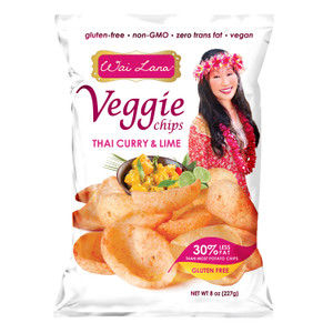 Wai Lana Veggie Chips: Thai Curry & Lime (8oz) Wai Lana Veggie Chips: Thai Curry & Lime (8oz)