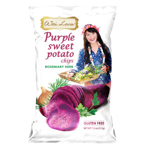 Purple Sweet Potato Chips: Rosemary Herb (7.5 oz) Purple Sweet Potato Chips: Rosemary Herb (7.5 oz)