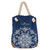 Stylish 100% Organic Cotton Blue Mandala Bag