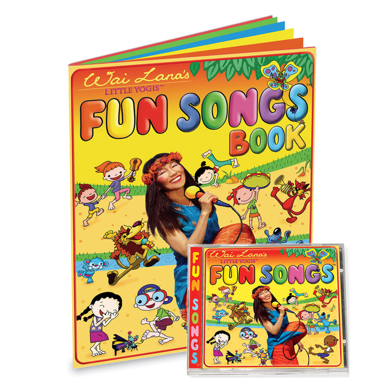 Wai Lana's Little Yogis™ Fun Songs CD & Lyrics Book