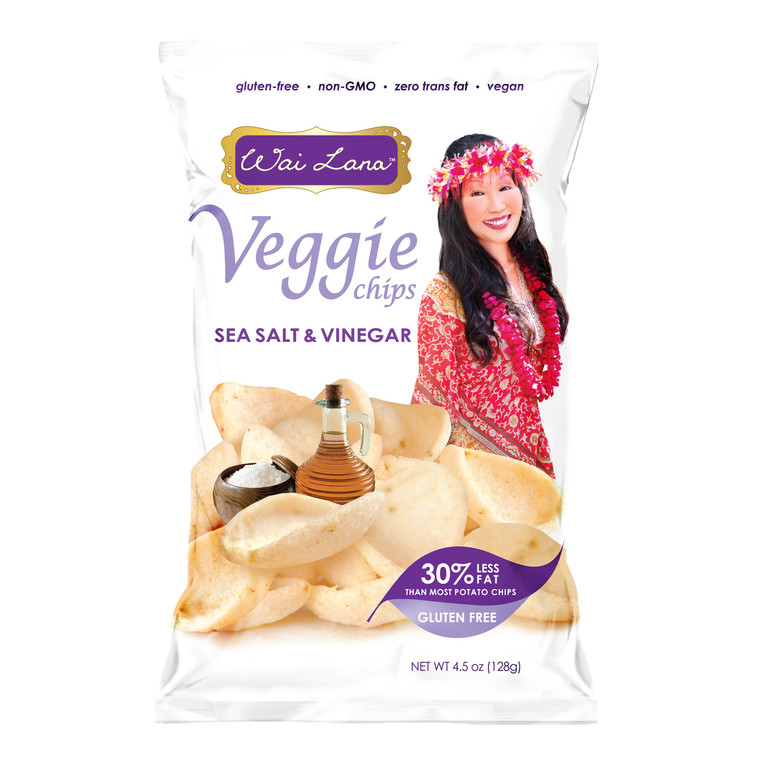 Wai Lana Veggie Chips: Sea Salt & Vinegar (4.5oz)