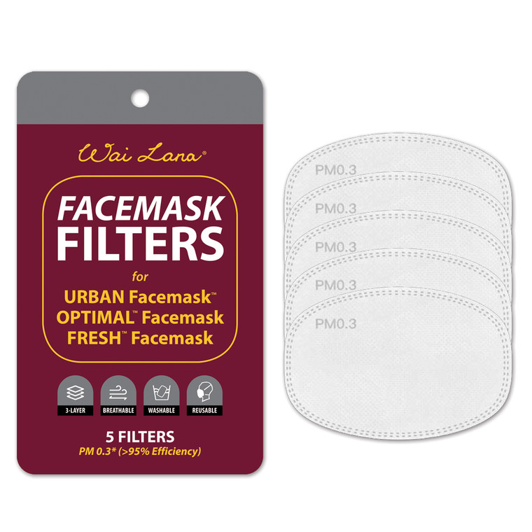 Facemask Filters (5 pack)