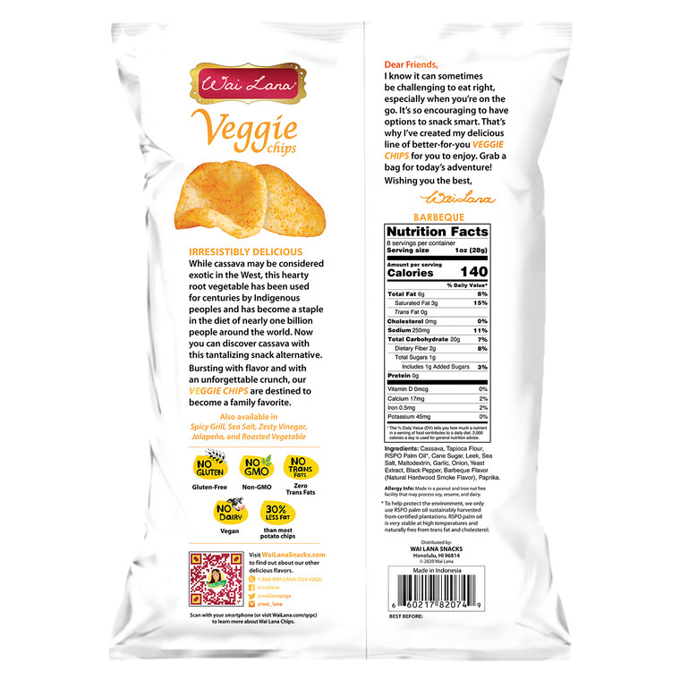Wai Lana Veggie Chips (Barbeque Flavor)