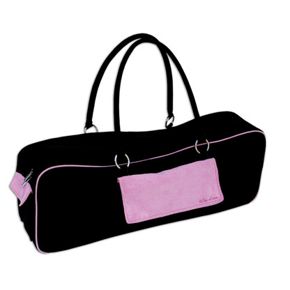 Urban Yoga Bag (Black with Pink/Blue)