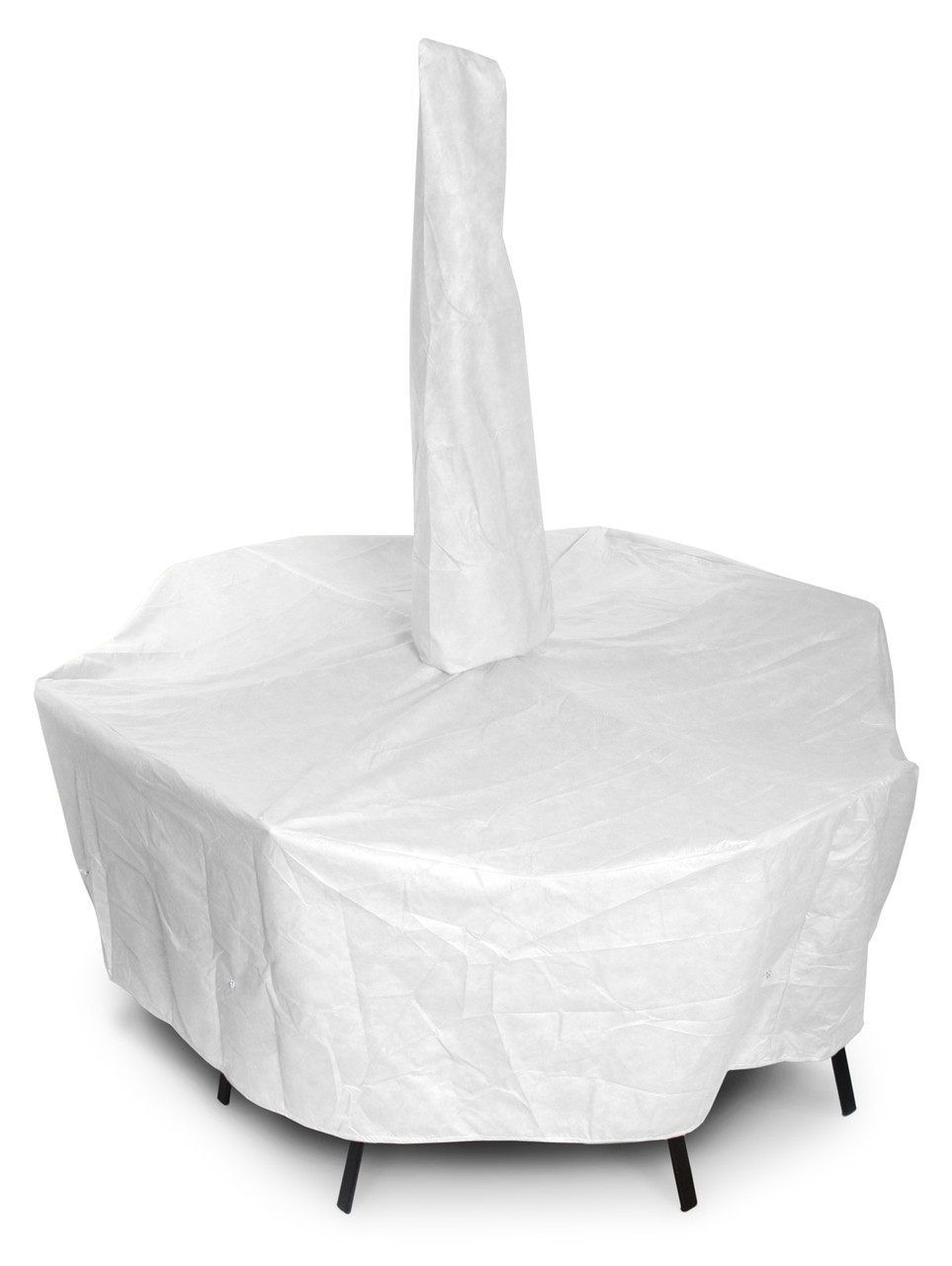 Oval/Rectangular Dining Set Cover w/Umbrella Hole Outdoor Furniture