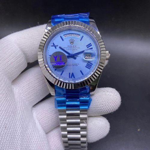 buy High quality replica Plain Jane Rolex Day-date Blue face replica from hypereptime Rolex
