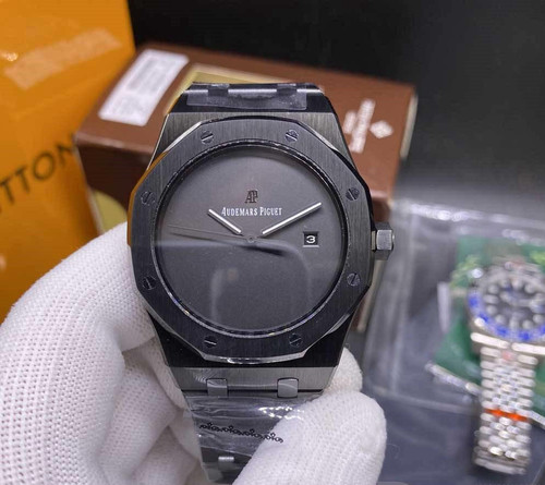 buy High quality replica plain jane  AP All Black, Black dial glass replica from hypereptime Audemars Piguet
