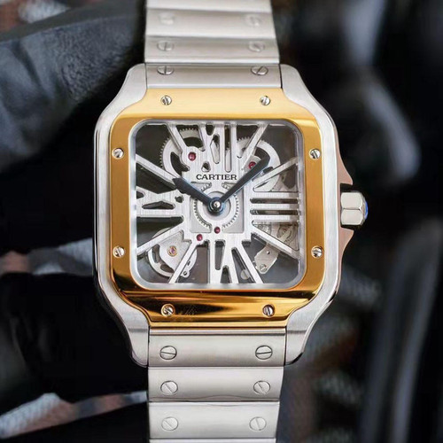 buy High quality replica Plain Jane Cartier Skeleton Two tone gold replica from hypereptime Other brands