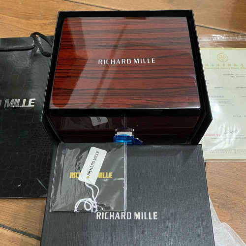 Buy Richard Mille wooden Box from the best trusted, fake clone swiss designer brand watch website