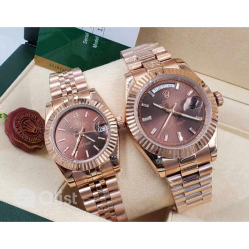 High quality replica Plain Jane Rolex Daydate, Couple Watch