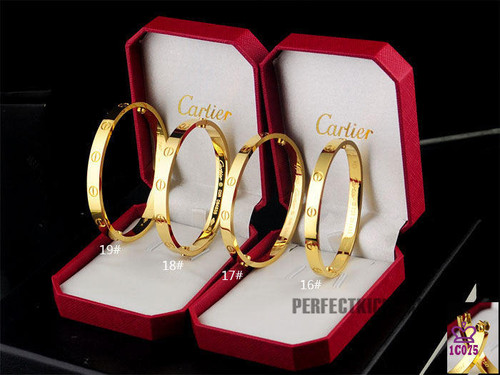Buy High quality replica Plain jane Cartier Gold Bracelet from the best trusted, fake clone swiss designer brand watch website