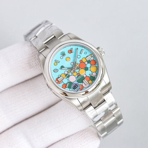 High quality replica plain jane Rolex Oyster Perpetual series multicolor watch