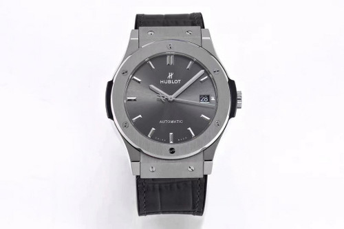 High quality replica plain jane Hublot classic fusion series silver/black silver face watch