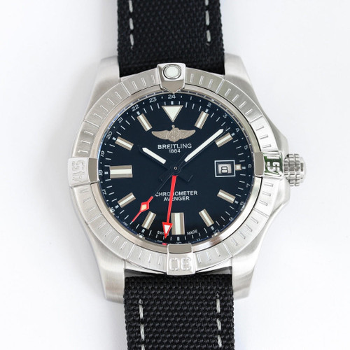 buy Super clone replica plain jane Breitling Blackbird Reconnaissance Plane black navy-blue watch replica from hypereptime BREITLING