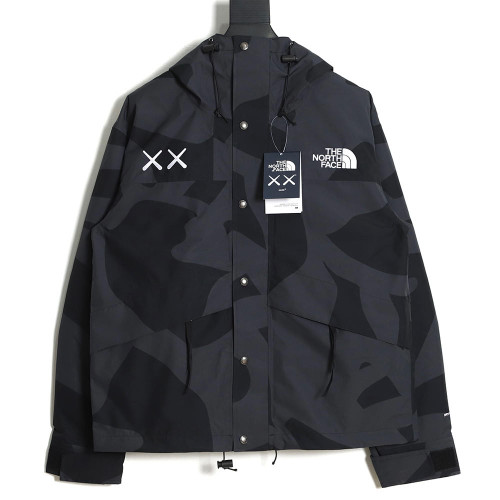 buy High quality replica UA The North Face x XX KAWS joint FW22 outdoor color matching hard shell hooded jacket TSK1 replica from hypereptime Gucci