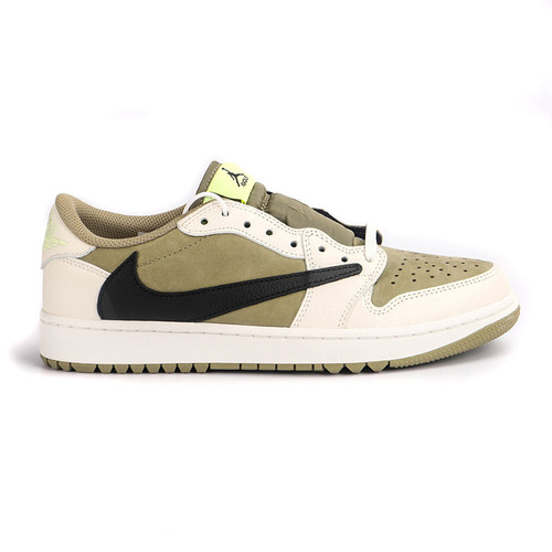 Buy High quality replica UA Jordan 1 Retro Low Golf Travis Scott Neutral Olive Sneaker from HypeRepTime, best replica designer brand website