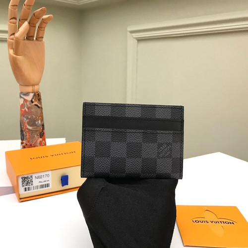 Buy High quality replica UA Louis Vuitton Damier Graphite Double Card Holder from HypeRepTime, best replica designer brand website