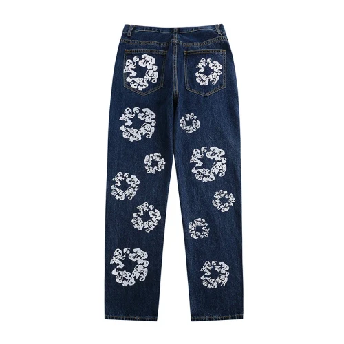 Buy High quality replica UADenim Tears Wreath Graphic Vintage Hip Hop Y2k Straight Flower Denim Jeans from HypeRepTime, best replica designer brand website