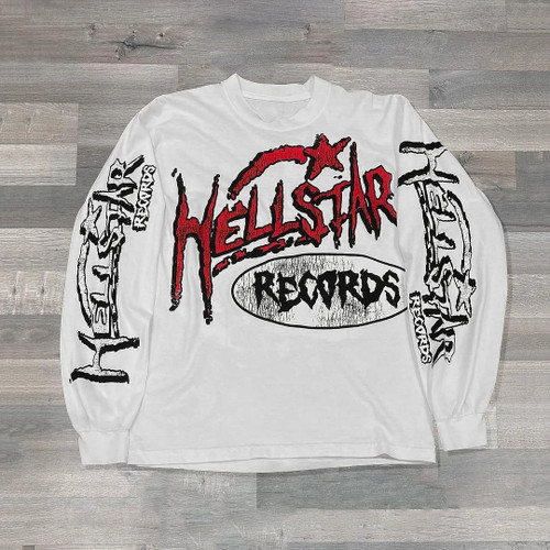 buy High quality replica UA Y2K Fashion Vintage Hellstar Graphic Long Sleeve replica from hypereptime Other brands