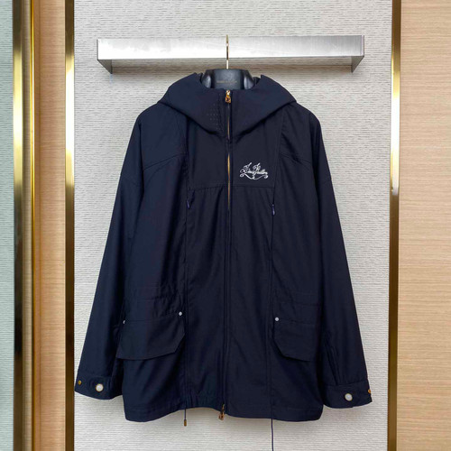 High quality replica UA LV Louis Vuitton Technical Wool Parka Jacket